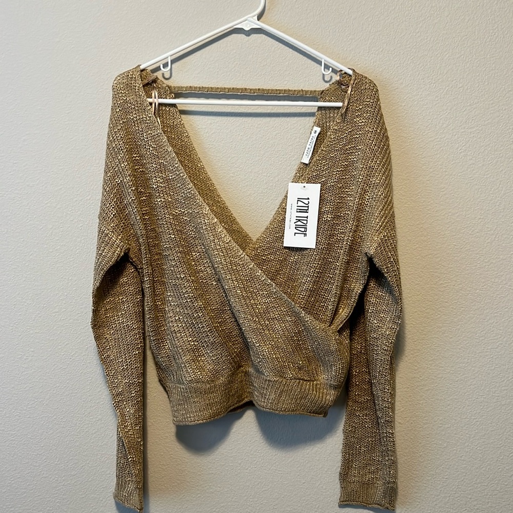 12th Tribe Wrap Sweater